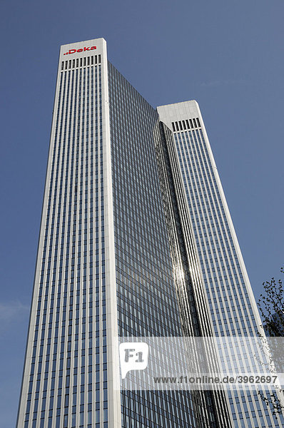 Hauptsitz der DEKA Bank  Bankenviertel  Frankfurt am Main  Hessen  Deutschland  Europa