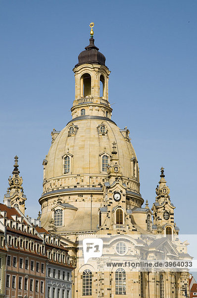 Altstadt  Neumarkt  Frauenkirche  Dresden  Sachsen  Deutschland