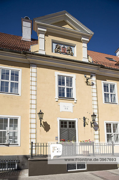 Bürgerhaus an der Stadtmauer  Tornu Iela  Riga  Lettland  Baltikum