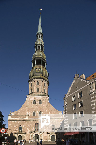 Sankt Peter  Riga  Lettland  Baltikum
