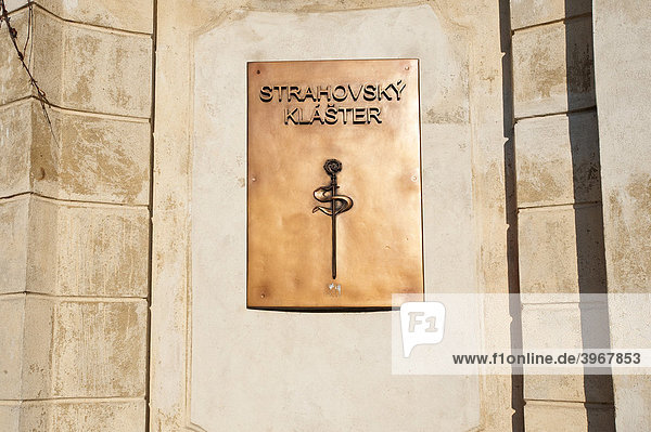 Strahov Kloster  Prag  Tschechien  Europa