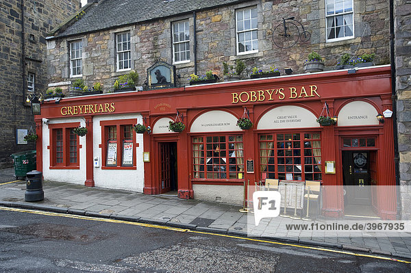 Greyfriars Bobby's Bar Edinburgh Schottland Vereinigtes Königreich Europa