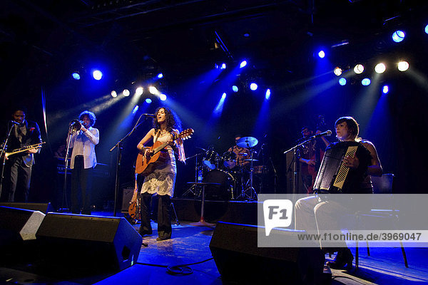 US band Rupa & The April Fishes performing live at Schueuer concert hall  Lucerne  Switzerland  Europe