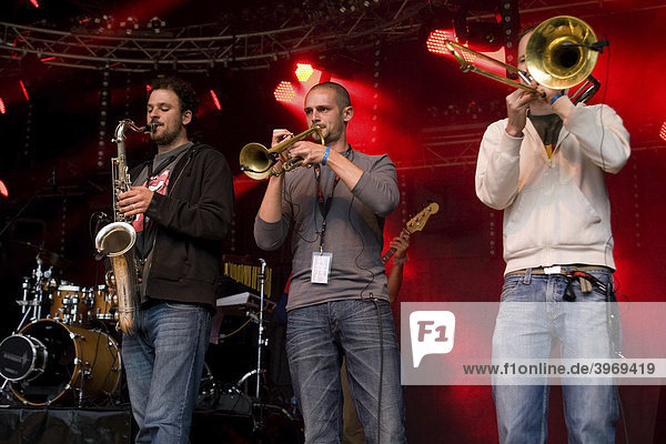 Die Schweizer Band Dodo & The Liberators live beim Openquer in Zell  Schweiz