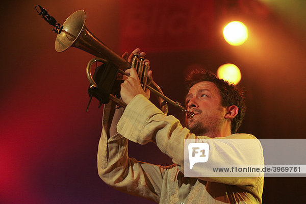 Till Brönner  deutscher Jazz-Trompeter  -Sänger und Komponist live beim Blue Balls Festival im Luzernersaal des KKL in Luzern  Schweiz