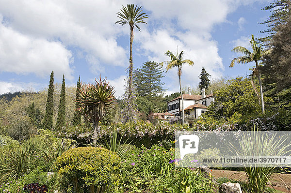 Quinta und versunkener Garten im Blandy's Garden Funchal Madeira Portugal