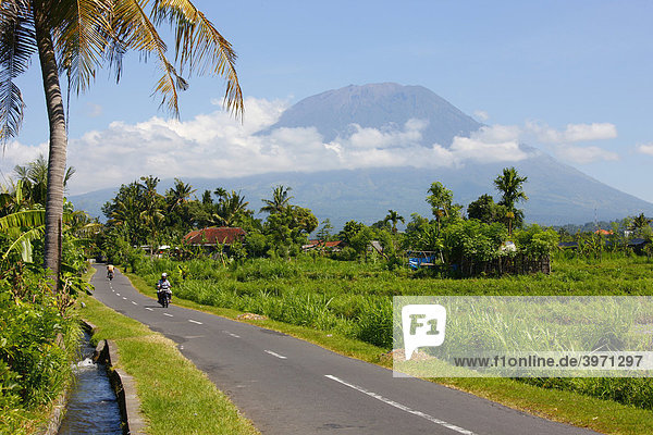 Vulkan  Mount Agung  2567m  Nebelwald  Bali  Republik Indonesien  Südostasien