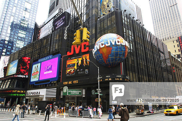 Time Square in Manhattan  New York  USA