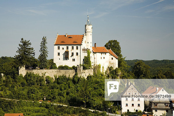 Burg über Gössweinstein  Fränkische Schweiz  Oberfranken  Bayern  Deutschland  Europa