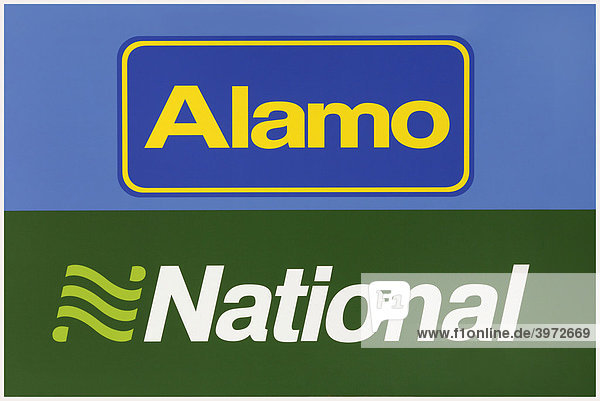 Alamo National Autovermietung  Logo  Mietwagen