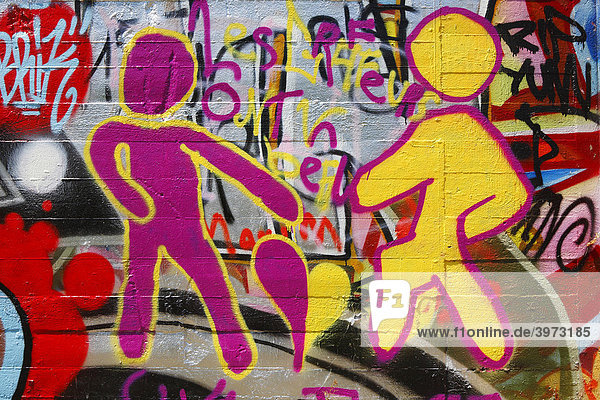 Graffiti  Liebe  Herz  Männchen