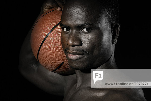 Basketball player portrait