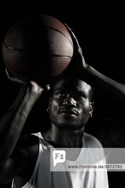 Basketball player  portrait