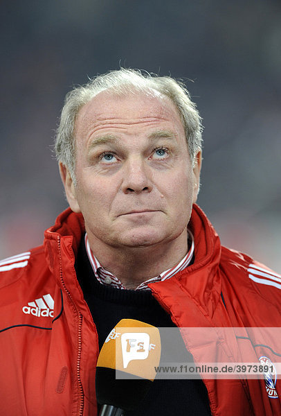 Manager Uli Hoeness  Bayern Muenchen