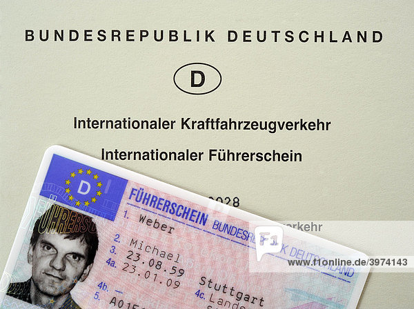 Internationaler und nationaler Führerschein Bundesrepublik Deutschland