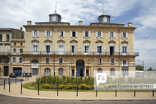 Gebäude  Bordeaux  Gironde  Aquitanien  Südfrankreich  Frankreich  Europa