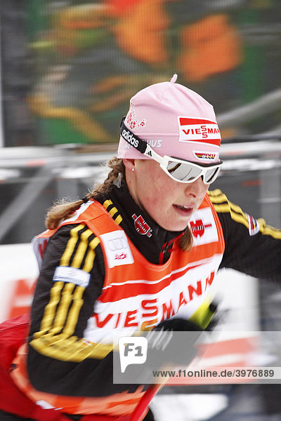 Evi Sachenbacher  deutsche Langlauf Nationalmannschaft Damen  Tour de Ski  Oberhof 2009  Thüringen  Deutschland  Europa