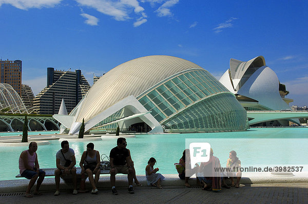 L'HemisfËric  by S. Calatrava. City of Arts and Sciences  Valencian community  Valencia  Spain  Europe