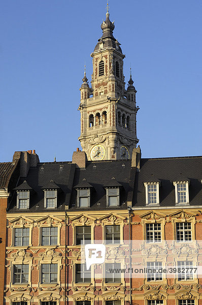 Place du GÈnÈral de Gaulle Platz  Lille  Nord-Pas-de-Calais  Frankreich  Europa