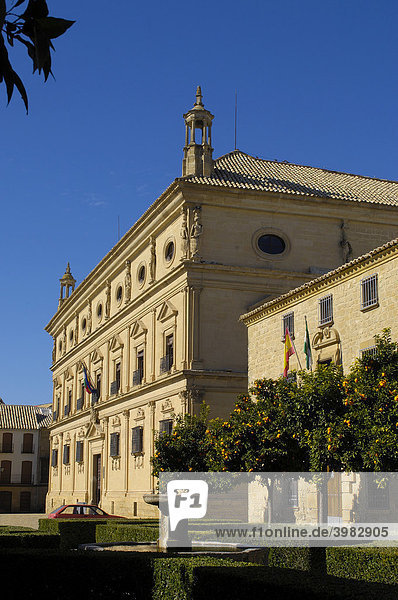 Palacio de las Cadenas 16. Jahrhundert Architekt AndrÈs de Vandelvira heute das Rathaus _beda Provinz JaÈn Spanien Europa
