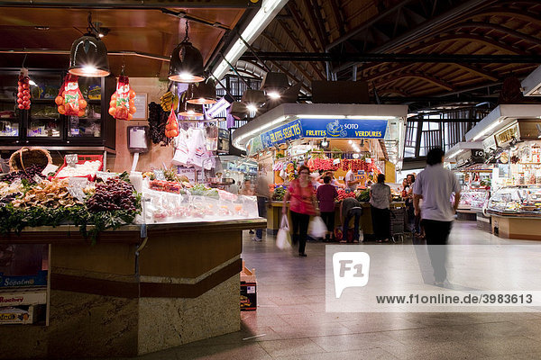 Market hall Mercat de Santa Caterina  Barcelona  Catalonia  Spain  Europe