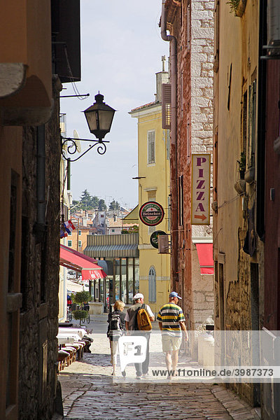 Altstadtgasse  Rovinj  Istrien  Kroatien