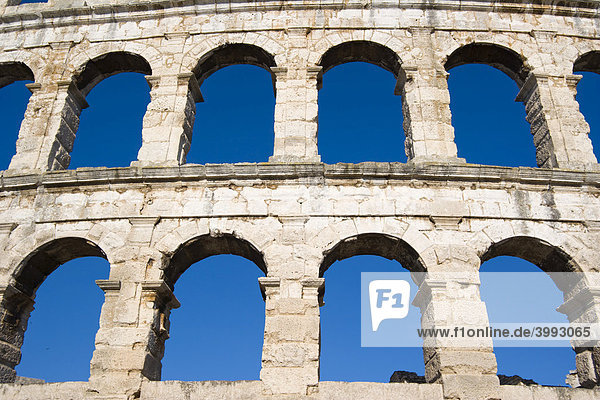 Pula Arena  römisches Amphitheater  Pula  Istrien  Kroatien  Europa