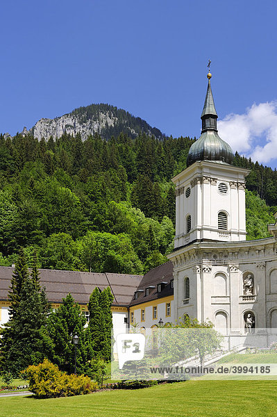 Detail vom Benediktinerkloster Ettal  Landkreis Garmisch-Partenkirchen  Bayern  Deutschland  Europa