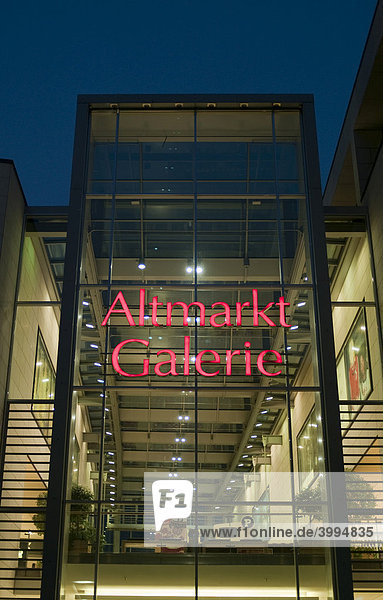 Altmarkt Galerie  Einkaufszentrum  Dresden  Sachsen  Deutschland  Europa