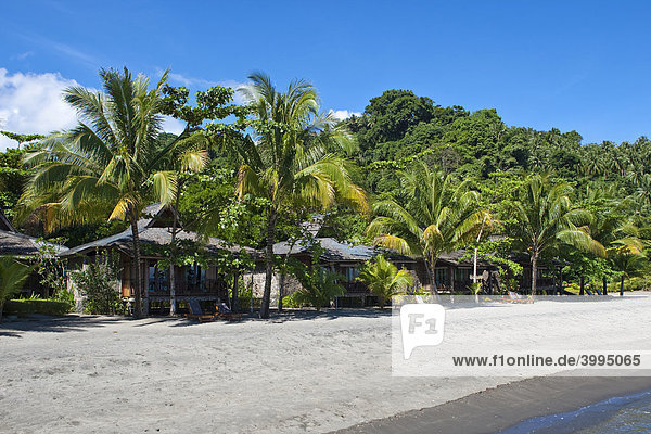 Hotel Minahasa Lagoon  Strandbungalow  Sulawesi  Indonesien  Südostasien