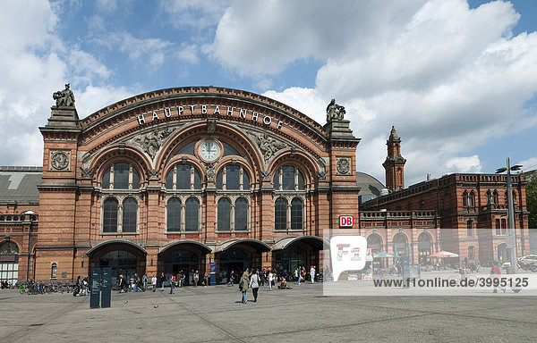 Central station  Bremen  Germany  Europe