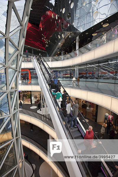My Zeil  shopping and leisure centre on the Zeil shopping boulevard  Frankfurt  Hesse  Germany  Europe