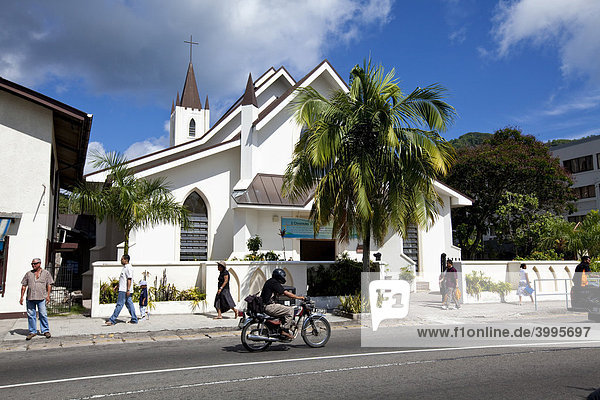 Die St Paul's Church in der Albert Street  Hauptstadt Victoria  Insel Mahe  Seychellen  Indischer Ozean  Afrika