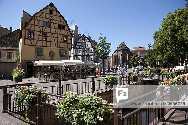 Place de l'Ancienne Douane - Colmar  Altstadt  Colmar  Elsass  Frankreich  Europa
