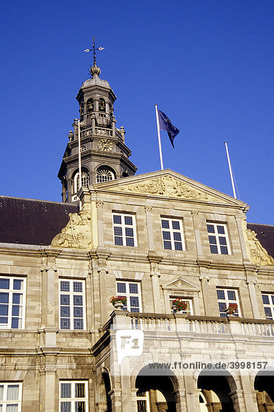 Stadhuis  Rathaus am Marktplatz  Markt  Stadtzentrum  Maastricht  Provinz Limburg  Niederlande  Benelux  Europa