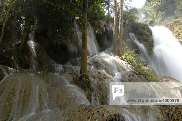 Wasserfall Kuang Xi bei Luang Prabang in Laos