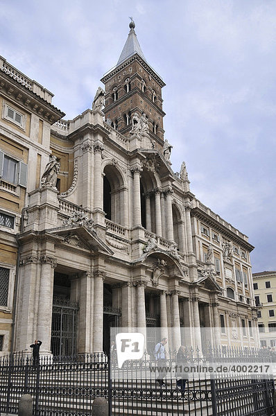 Fassade  Basilica di Santa Maria Maggiore  Altstadt  Rom  Italien  Europa