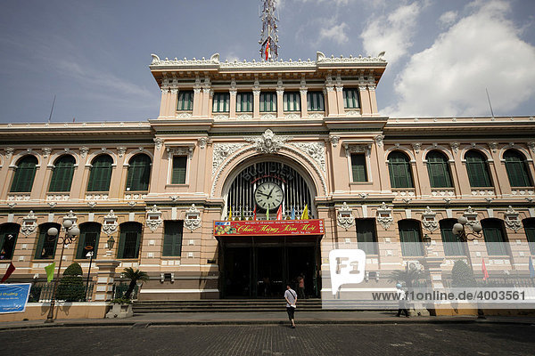 Postamt in Saigon  Ho-Chi-Minh-Stadt  Vietnam  Asien