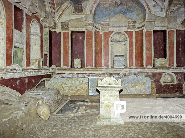 Mausoleo di Caetennius Antigonus konstantinische Basilika Alt St. Peter Petersdom Vatikan Rom Latium Italien Europa