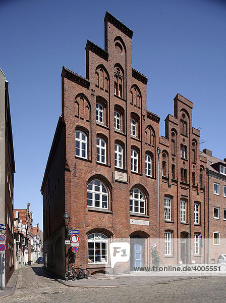 Giebelhaus  Hansestadt Lübeck  Schleswig-Holstein  Deutschland  Europa