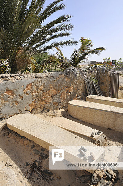 Historic Jewish cemetery  Sal Rei  Boa Vista Island  Republic of Cape Verde  Africa