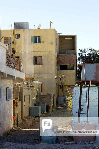 Wohnblocks in Altstadt von Safaga  Ägypten  Afrika