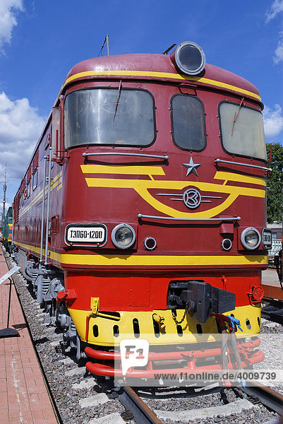 Sowjetische Diesellokomotive TEP60  Baujahr 1984
