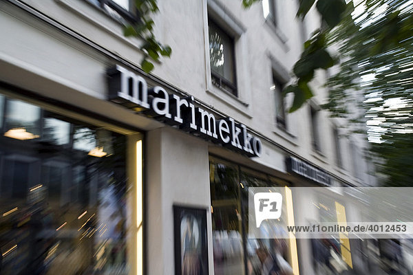 Designer-Geschäft in Helsinki  Finnland  Europa