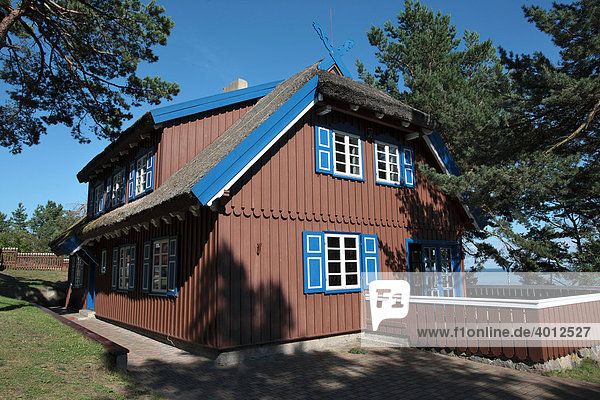 Thomas Mann Haus in Nida im Nationalpark Kuröiu Nerija auf der Kurischen Nehrung in Litauen
