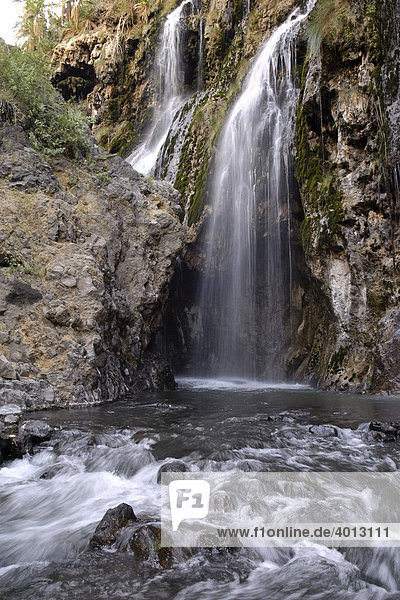 Engare Sero Wasserfall am Lake Natron Tansania Afrika