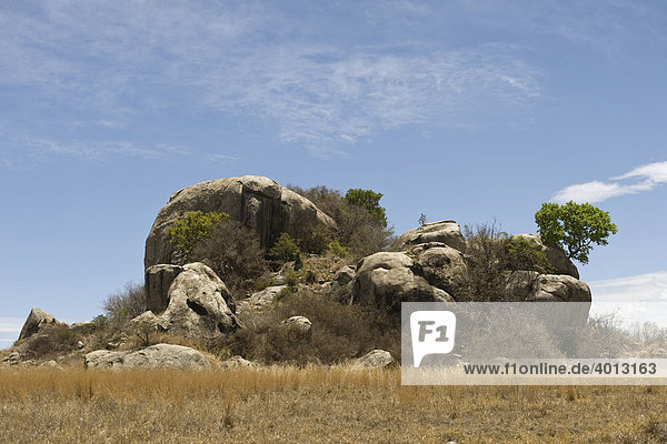 Kopjes  island mountains  Serengeti  Tanzania  Africa