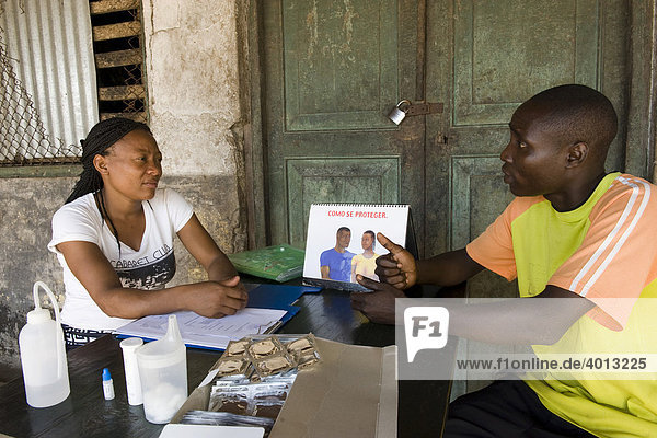 HIV AIDS Beratung Quelimane Mosambik Afrika