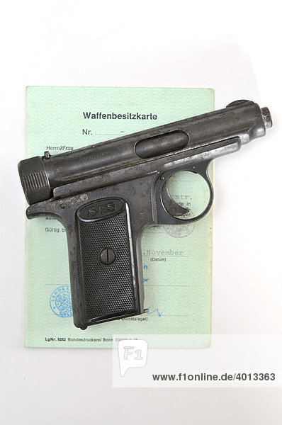 Waffenbesitzkarte  Pistole