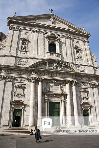 The church Chiesa Nuova or Santa Maria in Vallicella in Rome  Lazio  Italy  Europe